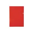 Sachet de 10 pochettes coin PVC lisse haute résistance 13/100e - A4 - Rouge - EXACOMPTA photo du produit