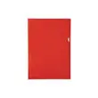 Etui carton de 100 pochettes coin PVC lisse haute résistance 13/100e - A4 - Rouge - EXACOMPTA photo du produit