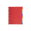 Intercalaires carte lustrée 225g 12 positions - A4 maxi - EXACOMPTA photo du produit