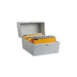 Boîte à fiches Metalib - Classement de 500 fiches horizontales - 125x200mm - Gris - EXACOMPTA photo du produit