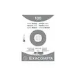 Paquet 100 fiches sous film - bristol quadrillé 5x5 non perforé 105x148mm - Blanc - EXACOMPTA photo du produit