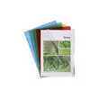 Sachet de 50 pochettes coin PVC lisse haute r&eacute;sistance 13/100e - A4 - Couleurs assorties - EXACOMPTA photo du produit