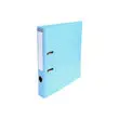 Classeur à levier PVC A4 dos de 50mm. - Bleu clair - EXACOMPTA photo du produit
