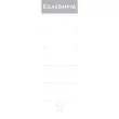 Paquet 10 &eacute;tiquettes classeur a levier dos de 80mm - Blanc - EXACOMPTA photo du produit