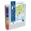 Classeur à levier Dos 70mm rembordé 2 pochettes extérieures - A4 - Blanc - EXACOMPTA photo du produit