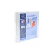 Classeur personnalisable rigide 2 poches KreaCover - 4 anneaux en D 16mm - A4 maxi - Blanc - EXACOMPTA photo du produit