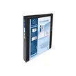 Classeur personnalisable rigide 2 poches KreaCover® - 4 anneaux en D 30mm - A4 maxi - Noir - EXACOMPTA photo du produit