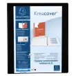 Classeur PP personnalisable Kreacover - 4 anneaux en D 30mm - A4 maxi - Noir - EXACOMPTA photo du produit