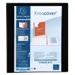 Classeur PP personnalisable Kreacover - 4 anneaux en D 40mm - A4 maxi - Noir - EXACOMPTA photo du produit