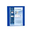 Classeur PP personnalisable Kreacover - 4 anneaux en D 50mm - A4 maxi - Bleu - EXACOMPTA photo du produit
