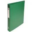 Classeur rembord&eacute; polypropyl&egrave;ne 4 anneaux ronds de 25mm sur 3eme de couverture - Vert - EXACOMPTA photo du produit