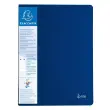 Protège-documents en polypropylène rigide avec porte étiquette 3 faces Up Line Opaque 80 vues - A4 - Bleu - EXACOMPTA photo du produit