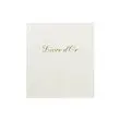 Livre d'or Cuir Alpille 140 pages ivoire - 26x22cm vertical - Blanc - EXACOMPTA photo du produit