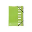 Trieur Harmonika Iderama 12 compartiments - Vert anis - EXACOMPTA photo du produit