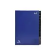 Trieur rigide Economique Ordonator 24 compartiments alphabétiques- 24x34cm - Bleu - EXACOMPTA photo du produit