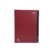 Trieur rigide Economique Ordonator 24 compartiments alphabétiques- 24x34cm - Rouge - EXACOMPTA photo du produit