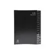 Trieur rigide Economique Ordonator 32 compartiments alphanumériques - 24x34cm - Noir - EXACOMPTA photo du produit