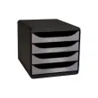 BIG-BOX Pastel noir/pastel glossy - Noir/argent - EXACOMPTA photo du produit