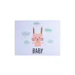 Album photos livre 30 pages blanches - Format 28,5x22cm - BABY vert - Gris - EXACOMPTA photo du produit