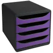 BIG-BOX Pastel noir/pastel glossy - Noir/Violet - EXACOMPTA photo du produit