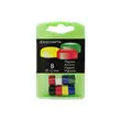 Boîte de 8 aimants F12 - 12mm de diamètre - Couleurs assorties - EXACOMPTA photo du produit