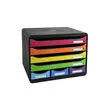 STORE-BOX MINI 7 tiroirs - Noir/arlequin - EXACOMPTA photo du produit
