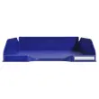 Corbeille à courrier COMBO MIDI - Bleu cobalt - EXACOMPTA photo du produit