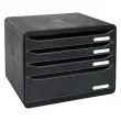 BIG-BOX PLUS HORIZON MAXI 4 tiroirs - Noir - EXACOMPTA photo du produit