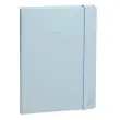 Agenda CARNET 21 ligné Pastel bl clair CR élast - 15x21cm - QUO VADIS photo du produit