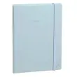 Agenda CARNET 21 ligné Pastel bl clair CR élast - 15x21cm - QUO VADIS photo du produit