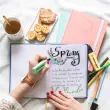 Agenda CARNET 21 dots Life Journal bleu gris El - 15x21cm - QUO VADIS photo du produit