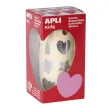 Rouleau gommettes formes assorties argent photo du produit