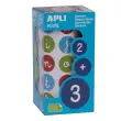 Rouleau gommettes alphabet minuscules Ø 20 mm - Apli photo du produit