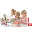 Gommettes rondes permanent multicolores métallisées 6 feuillesles - Apli photo du produit