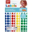 Gommettes A4 20 mm 4 couleurseurs 20 feuillesles - Apli photo du produit