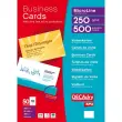 Pochette 500 cartes de visite blanches MicroLine - 250 g - Apli photo du produit