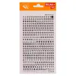 Lettres transfert majuscules noires 4 mm 470 caractères - Apli photo du produit