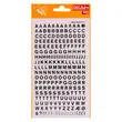 Lettres transfert majuscules noires 6 mm 258 caractères photo du produit