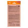 Lettres et chiffres transfert noirs 3 mm 888 caract&egrave;res photo du produit