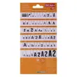 Lettres et chiffres transfert noirs 3 mm 795 caractères - Apli photo du produit