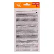 Lettres et chiffres transfert noirs 3 mm 795 caractères - Apli photo du produit