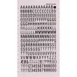 Lettres et chiffres transfert noirs 8 mm 277 caract&egrave;res photo du produit