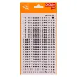 Chiffres transfert noirs 4 mm 420 caract&egrave;res - Apli photo du produit