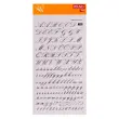 Lettres et chiffres transfert noirs 12 mm 179 caractères - Apli photo du produit