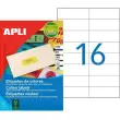 Boite 1600 etiquettes rouge multi-usage photo du produit