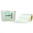 Rouleau de 500 &eacute;tiquettes blanches photo du produit