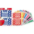 Gommettes triangles tailles et couleurs assorties 10 feuilles photo du produit