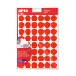 Gommettes enlevables formes assorties 24 mm / couleurs assorties 18 feuillesles - Apli photo du produit