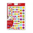 Gommettes formes et couleurs pastels assorties 40 feuilles photo du produit