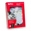 1 000 Étiquettes à fil - 15 x 24 mm - Blanc - APLI photo du produit